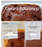 Lot 3 marinades canard