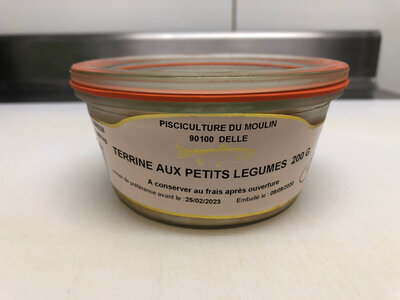 Terrine de truite aux légumes 200g