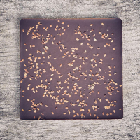 Tablette chocolat noir sésame grill