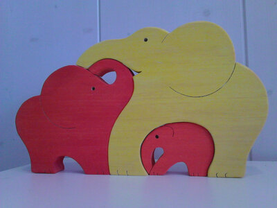 Puzzle eléphants
