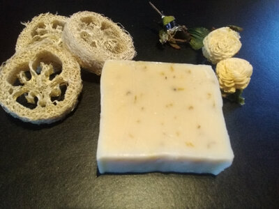 Savon lait de chèvre calendula