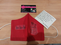 Masque barrière père noël