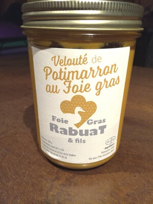 Velouté de potimarron au foie gras