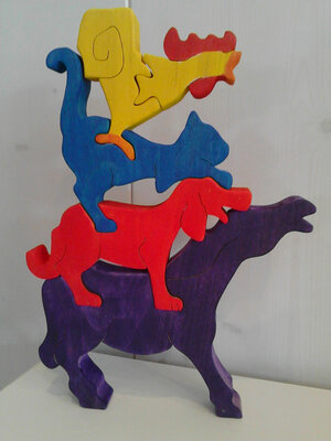 Puzzle animaux de brême