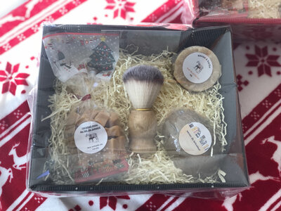 Corbeille rasage pour homme