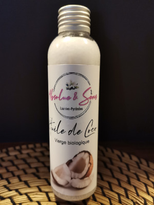 Huile de coco vierge biologique