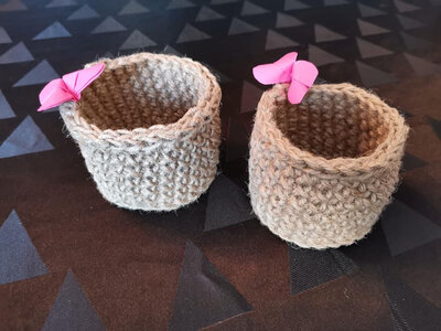 Etui fait main jute