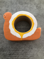 Coquetier escargot coquille d’oeuf