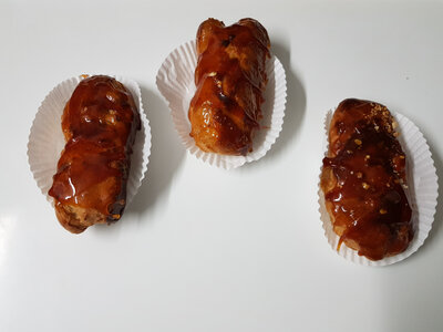 Eclair  praliné  nappage  chocolat