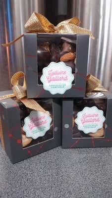 Le cube garni de chocolat