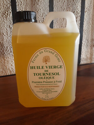 Huile vierge de tournesol oméga 9