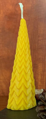Bougie sapin de noël