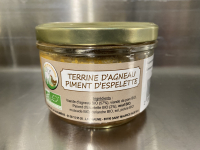 Terrine agneau piment d’espelette bio