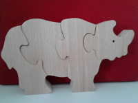 Puzzle rhinocéros