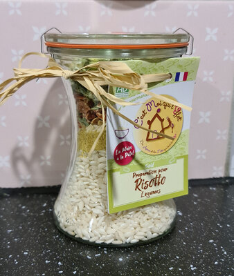 Bocal kit pour risotto légumes bio