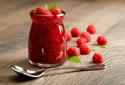 100% issus de fruit framboise