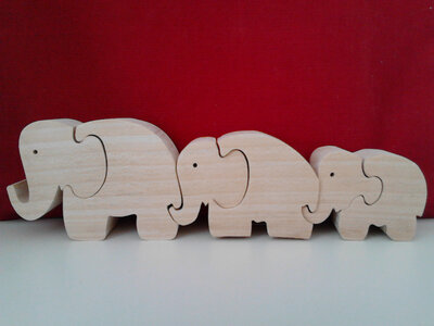 Puzzle éléphants