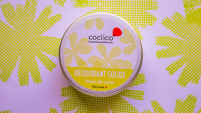 Déodorant solide noix de coco boite