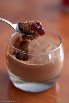 Mousse chocolat cerises