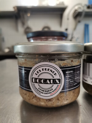 Champignons chèvre noisettes