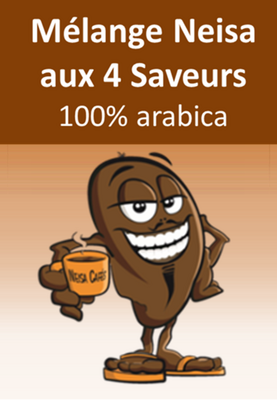 Café  mélange neisa 4 saveurs moulu