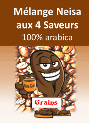 Café  mélange neisa 4 saveurs grain