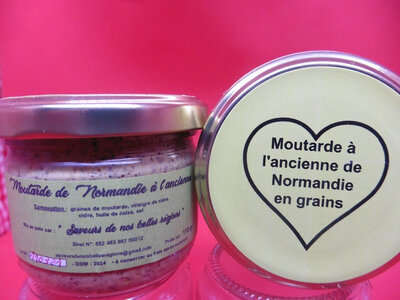 Moutarde de normandie en grains