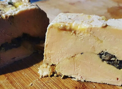 Foie gras facon mare et champs