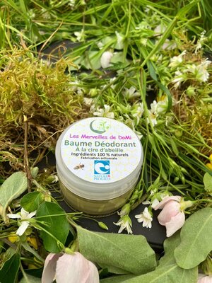 Baume déodorant à la cire d'abeille