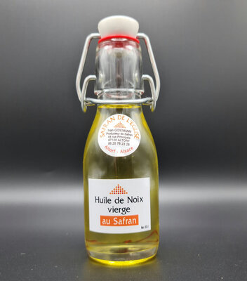Huile de noix vierge  safran