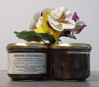 Verrine escargots court-bouillonnés