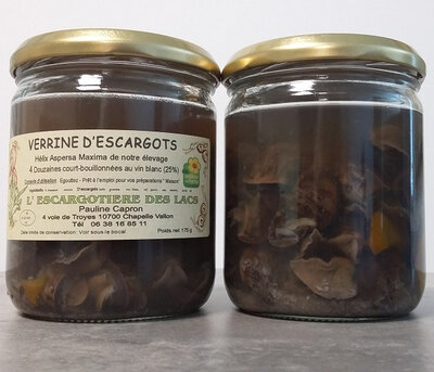 Verrine escargots court-bouillonnés