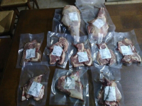 Colis d'agneau gigot entier/épaule entière