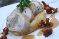 Moelleux de volaille et boudin blanc