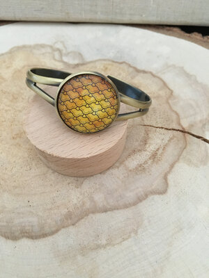 Bracelet bronze doré
