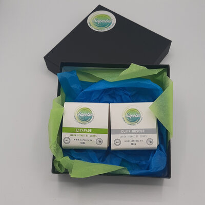Coffret 'boisé' : 2 savons de 100g