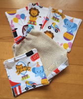 Ensemble débarbouillettes et filet cirque