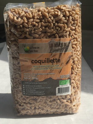 Coquillettes au petit épeautre bio