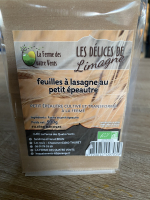 Feuilles à lasagne au petit épeautre