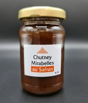 Chutney de mirabelles au safran