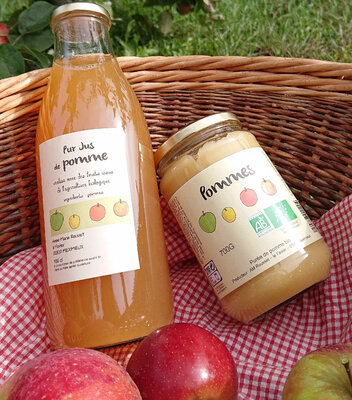 Purée de pommes bio
