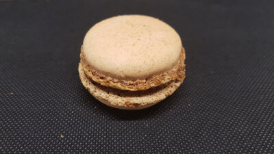 Macaron foie gras figue