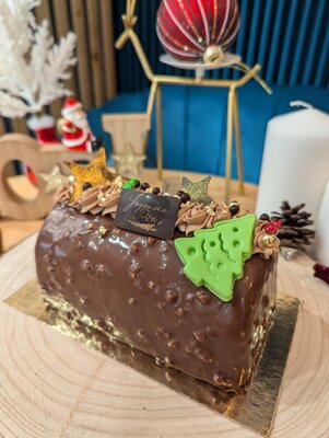 Bûche royal chocolat pour le 24/12