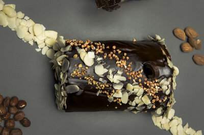 Bûche de noël gourmande bio(6 parts)