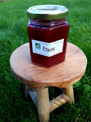 Confiture de fraise bio
