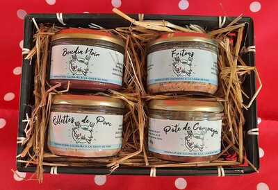 Coffret de noël 4 bocaux