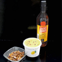 Crème glacée rhum raisins