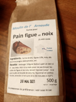 Préparation pain figue /noix