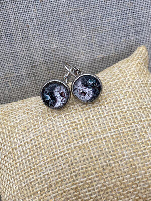 Boucles dormeuses yin yang