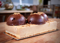 Bûche poire cacao 6/8p